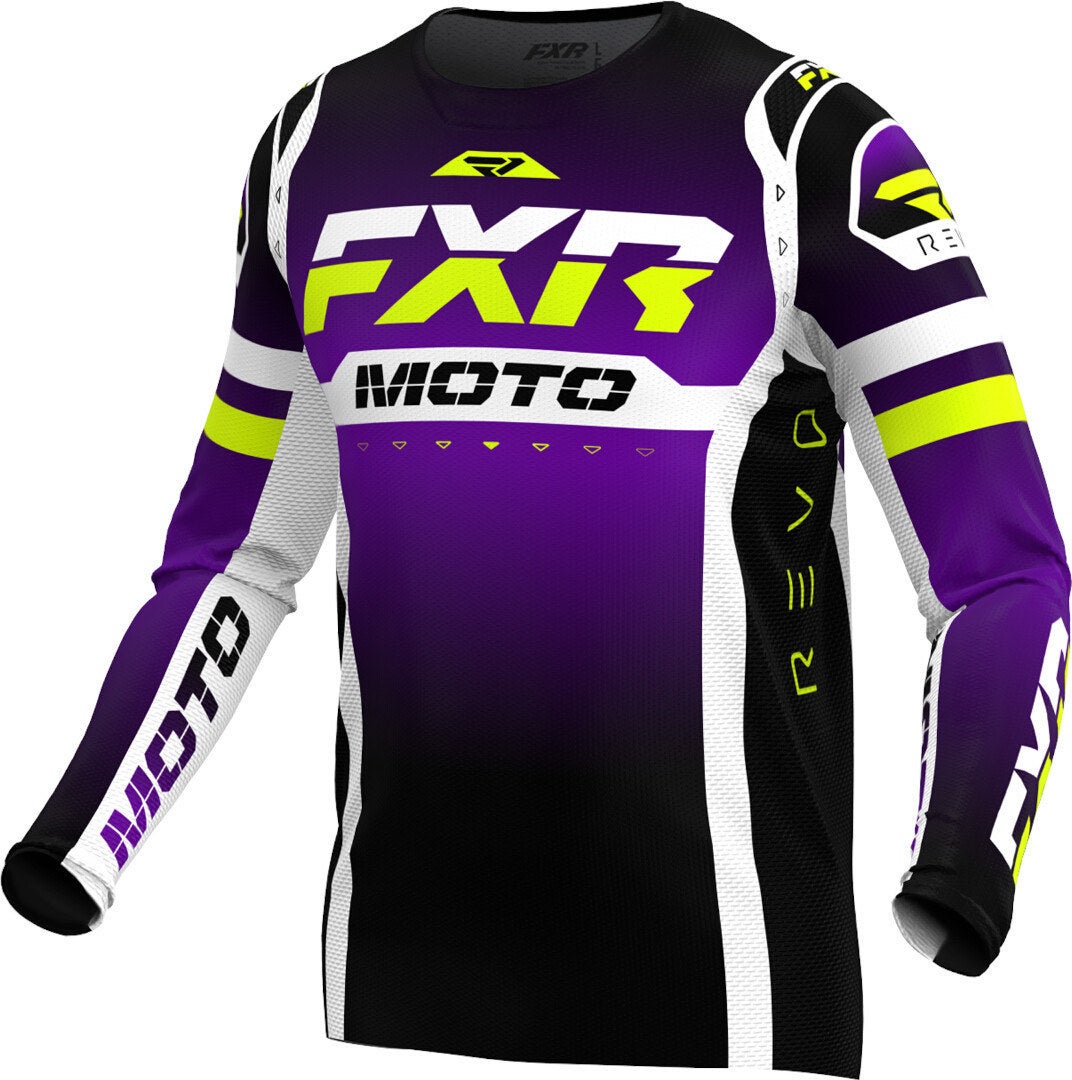 FXR Revo Pro LE Motocross Jersey purple/white 3XL Figure 1