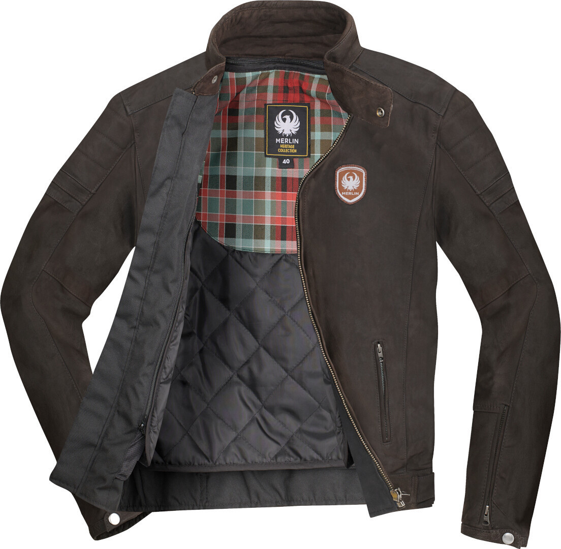 Merlin Alton Motorrad Lederjacke braun XL Abbildung 3
