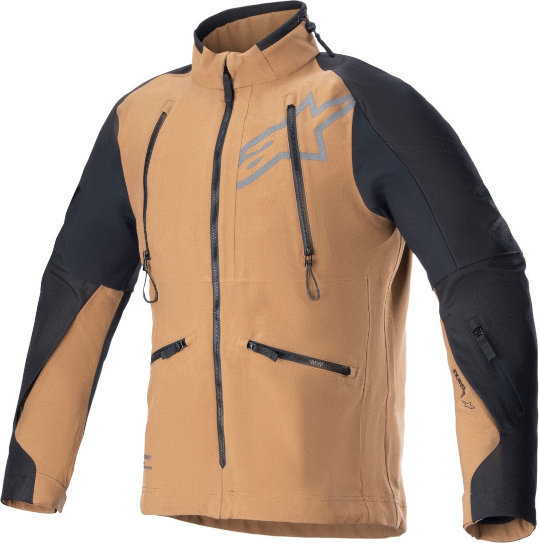 Alpinestars Hyde XT Stretch Drystar XF waterproof Motorcycle Textile Jacket black/beige L Figure 1