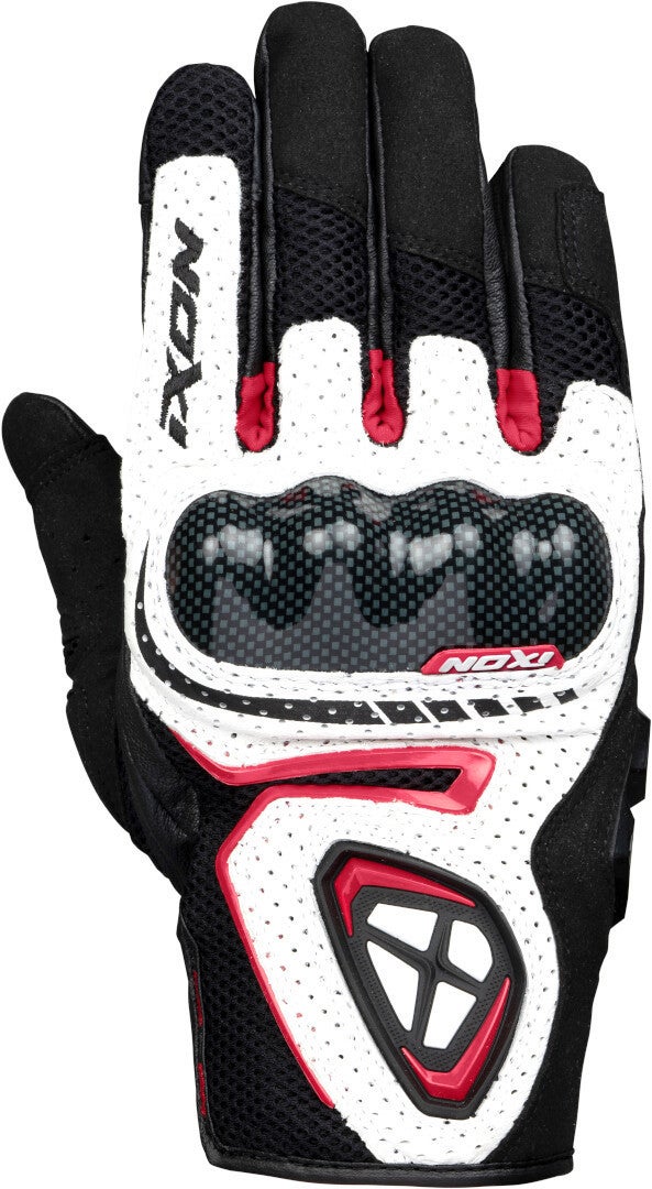 Ixon RS5 Air Motorcykelhandsker sort/hvid/rød M Figur 1