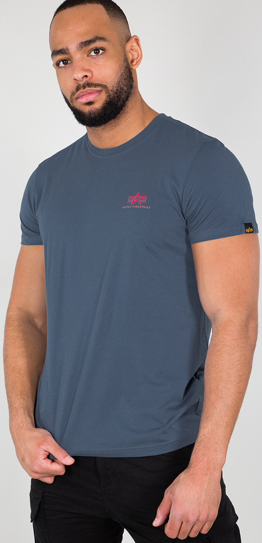 Alpha Industries Basic T Small Logo T-shirt azul M Figura 1