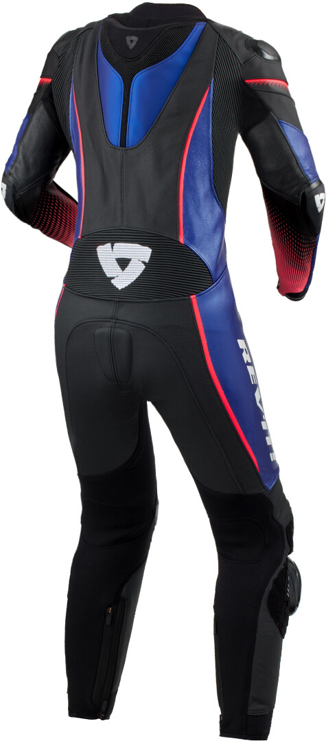 Revit Xena 4 Costum de piele de motocicletă One Piece pentru doamne Negru/Albastru 44 Figura 2