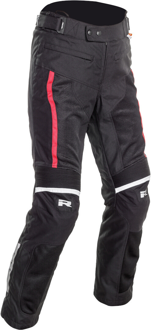 Richa Airvent Evo 2 waterproof Motorcycle Textile Pants black/white/red M Figure 1
