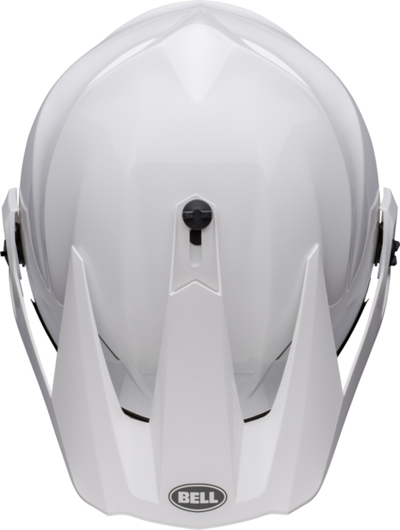 Bell MX-9 Adventure MIPS Solid Motocross Helm weiß XL (61/62) Abbildung 9
