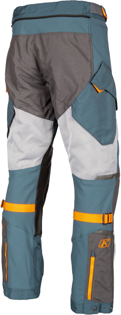 Klim Baja S4 Motorcycle Textile Pants blue/orange Long 36 Figure 2