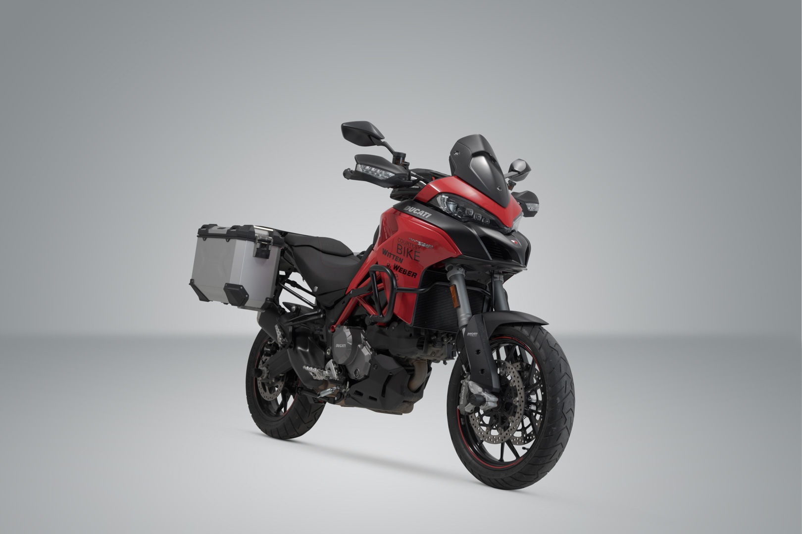 Sistem de carcasă din aluminiu SW-Motech TRAX ADV - Argintiu. 37/37 l. Multistrada 1200/ 1260/ 950/ V2. Figura 2
