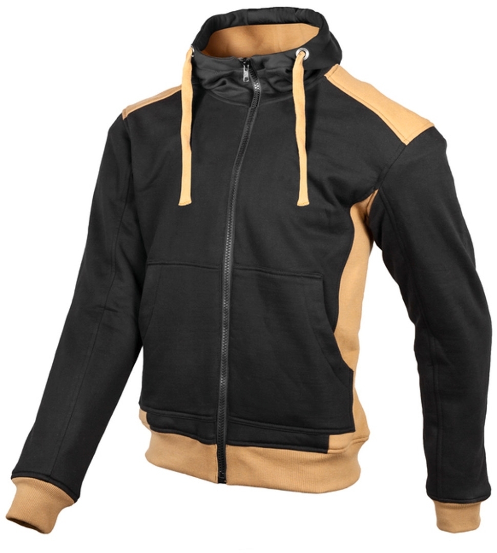 GMS Grizzly Hanorac de motocicletă Negru/Maro XXL Figura 1