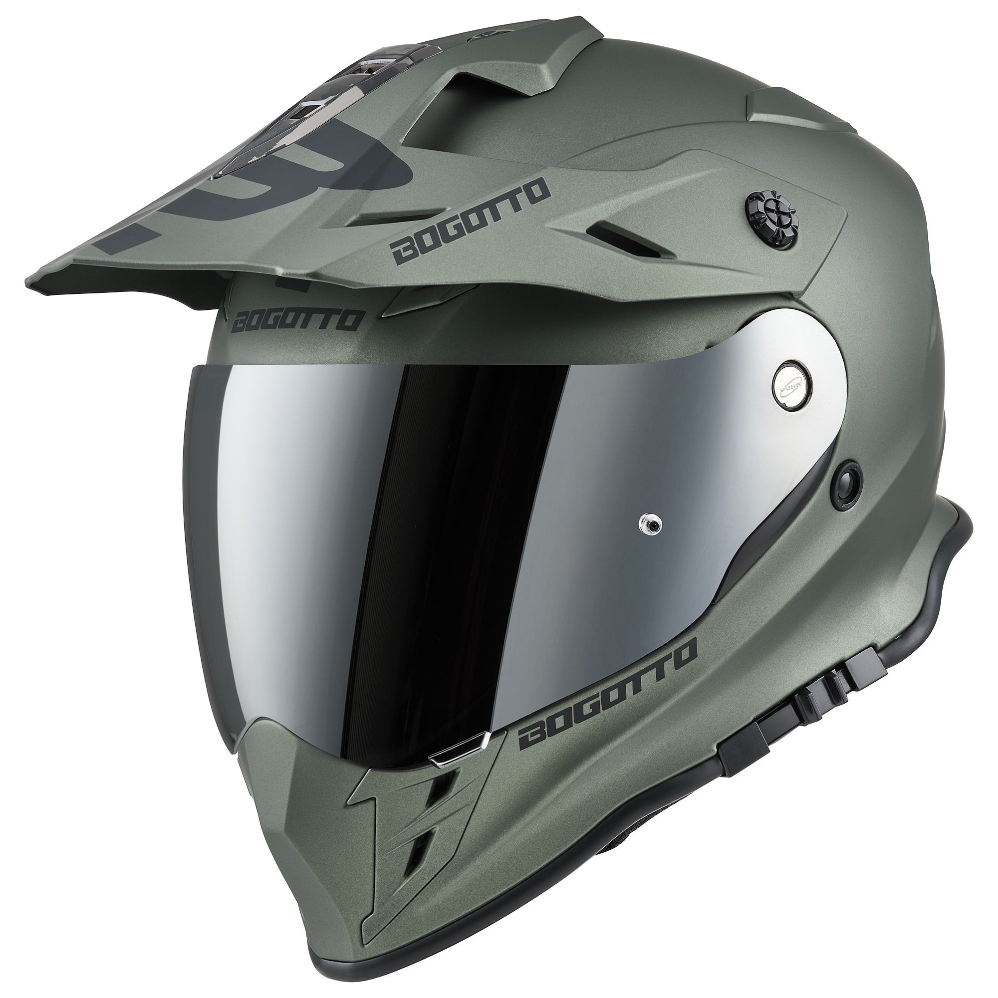 Bogotto H331 Enduro Helmet green matt S (55/56) Figure 11
