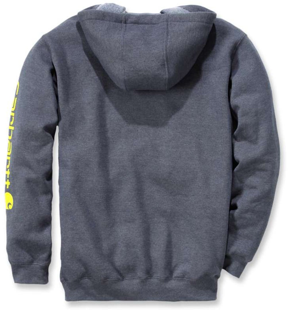 Carhartt Midweight Sleeve Logo Hættetrøje grå M Figur 2