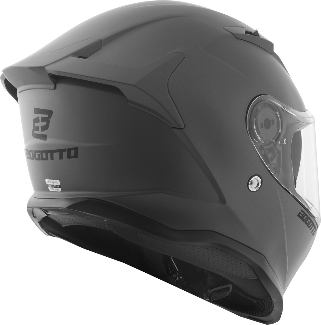 Side view of Bogotto H153 BT Bluetooth Helmet
