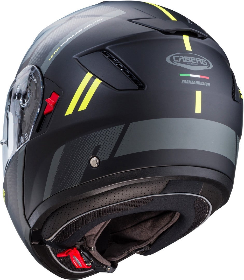 Caberg Levo X Manta Casco nero opaco/grigio/giallo S (55/56) Figura 2