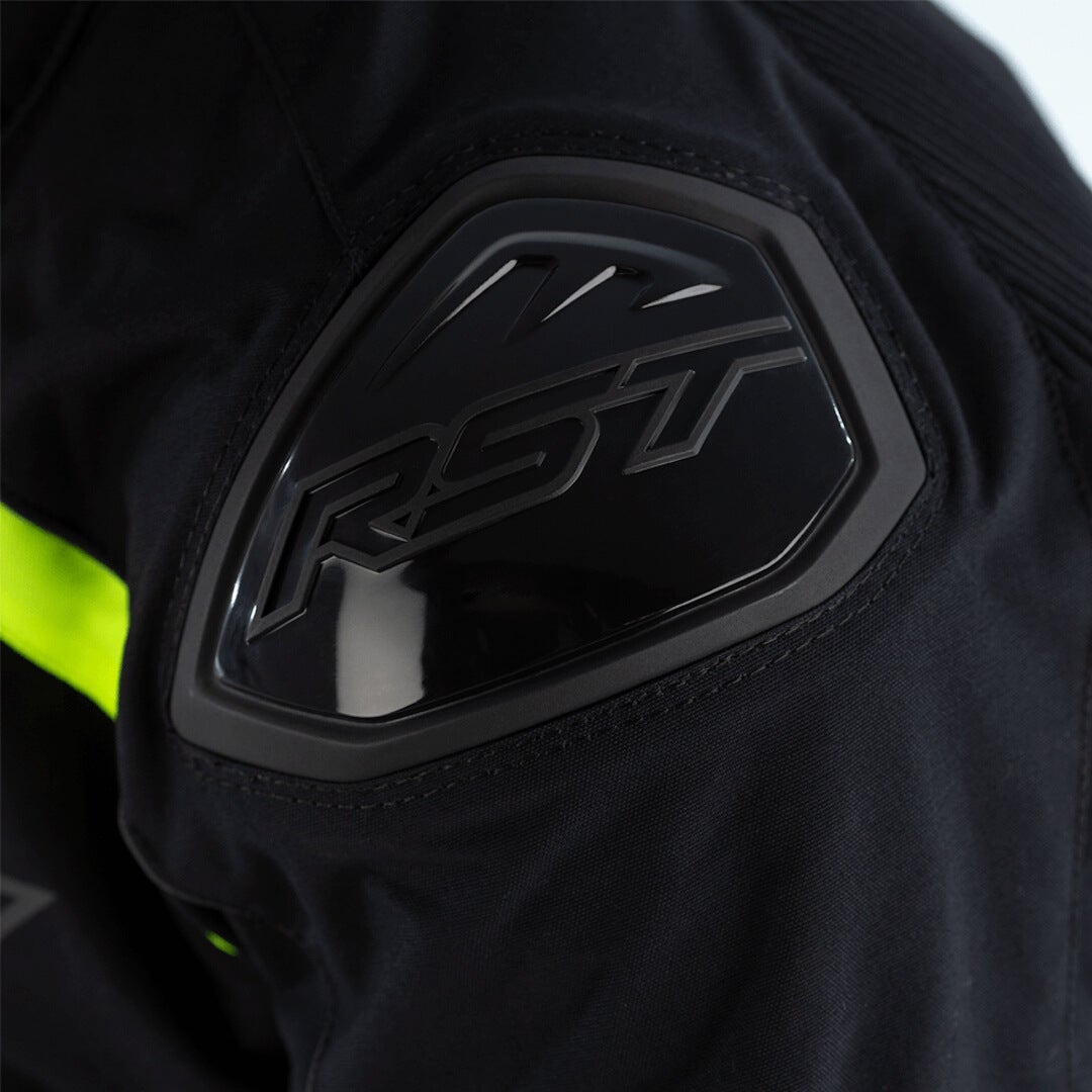 RST Sabre Airbag motorcykel tekstiljakke sort/grå/neon L Figur 4