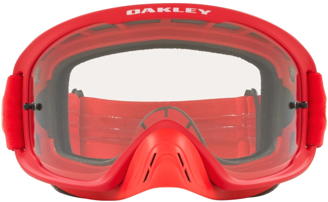 Oakley O Frame 2.0 Pro Clear Ochelari de motocross Roșu/Alb Figura 4