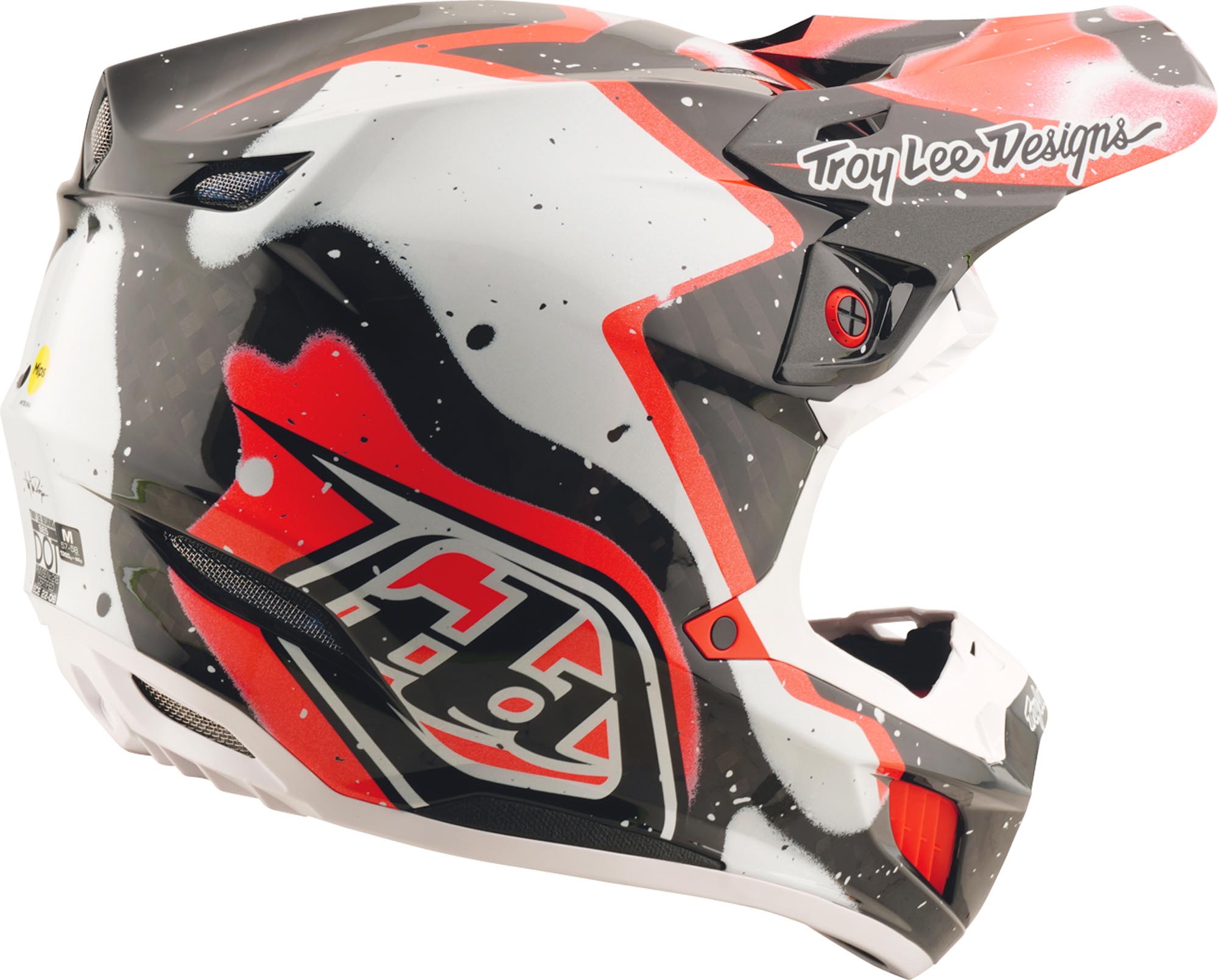 Troy Lee Designs SE5 Carbon Membrane MIPS Casco da motocross L Figura 5