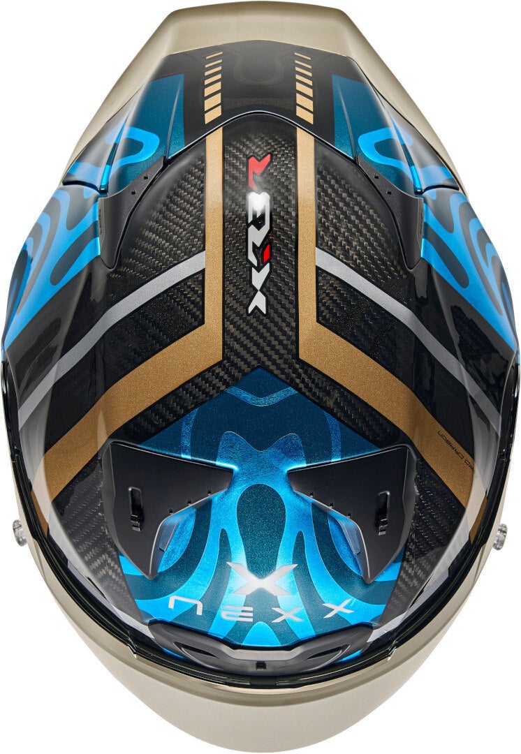 Nexx X.R3R Swirl Carbon Casco blu M (57/58) Figura 2