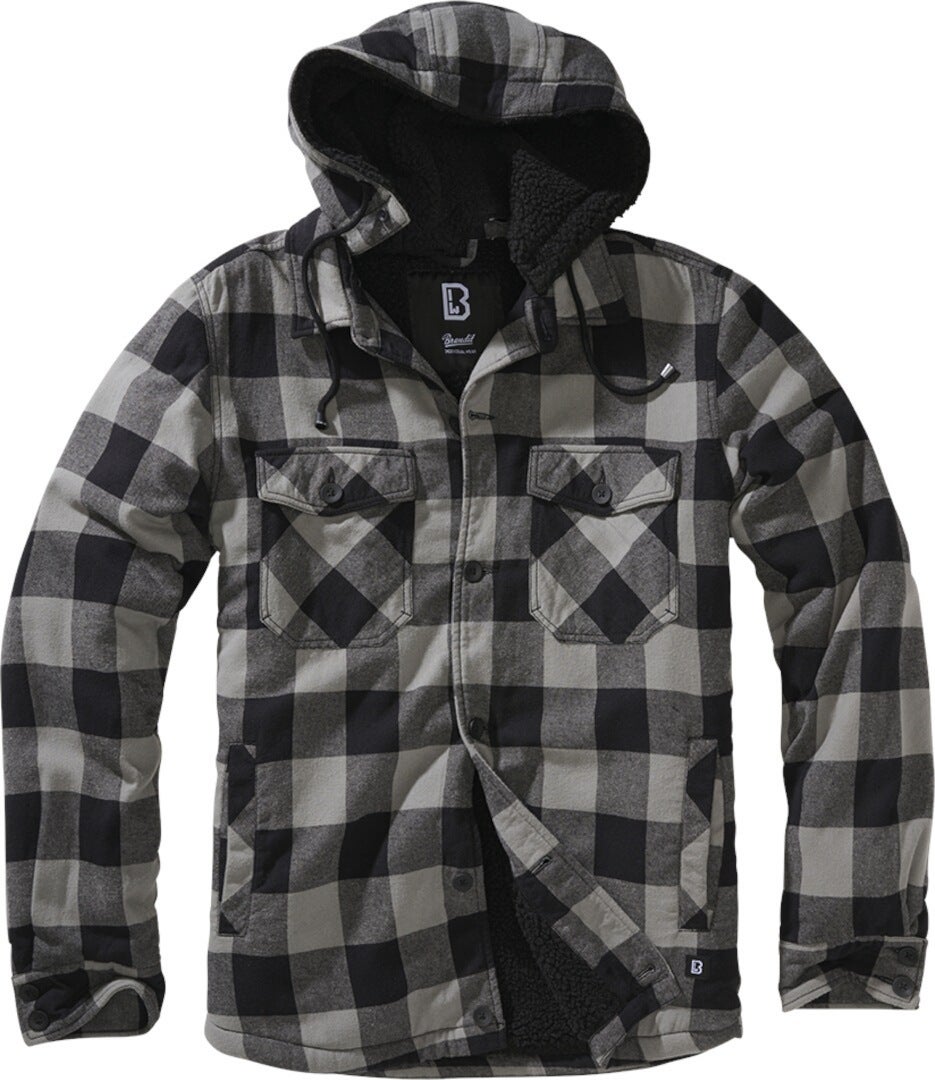 Brandit Lumber Jacke schwarz/hellgrau 6XL Abbildung 1