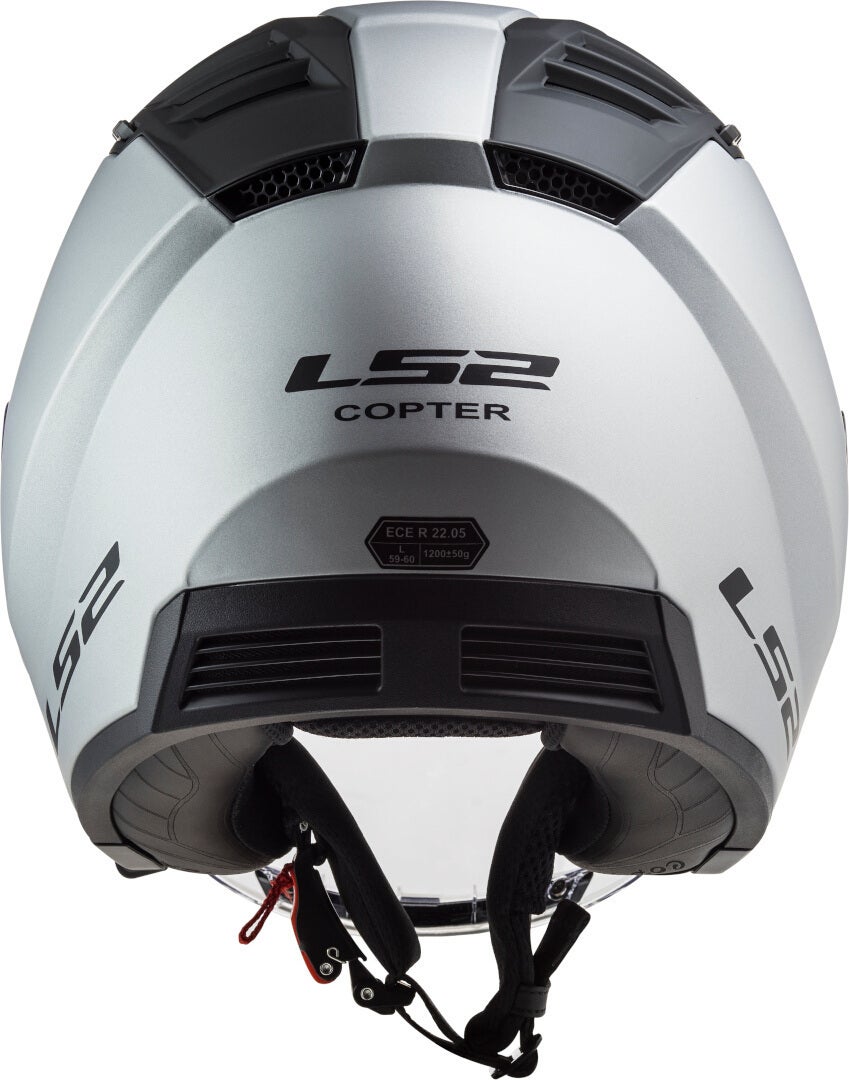 LS2 OF600 Copter II Cască cu reacție Silver matt XL (61/62) Figura 4