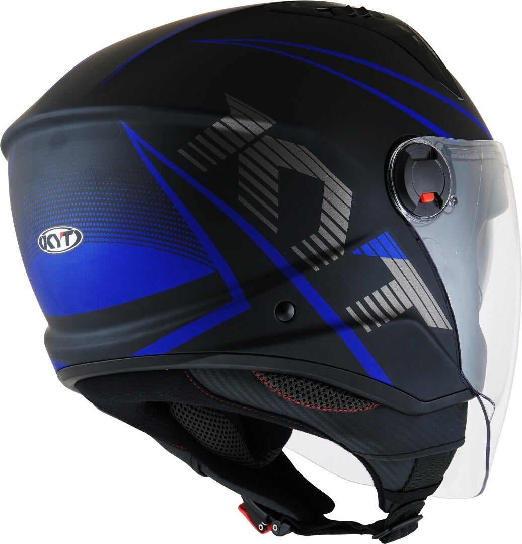 KYT D-City Colorful Jet Helmet blue matt XL (61) Figure 2
