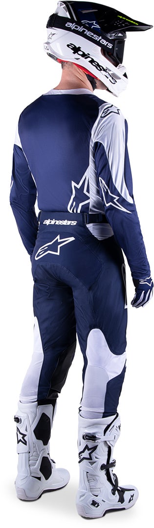 Alpinestars Racer Hoen Motorcross jersey donkerblauw/wit XL Figuur 2