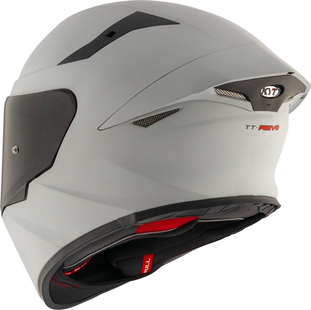 KYT TT-Revo Plain Casque Gris clair mat XL (61/62) Figure 4
