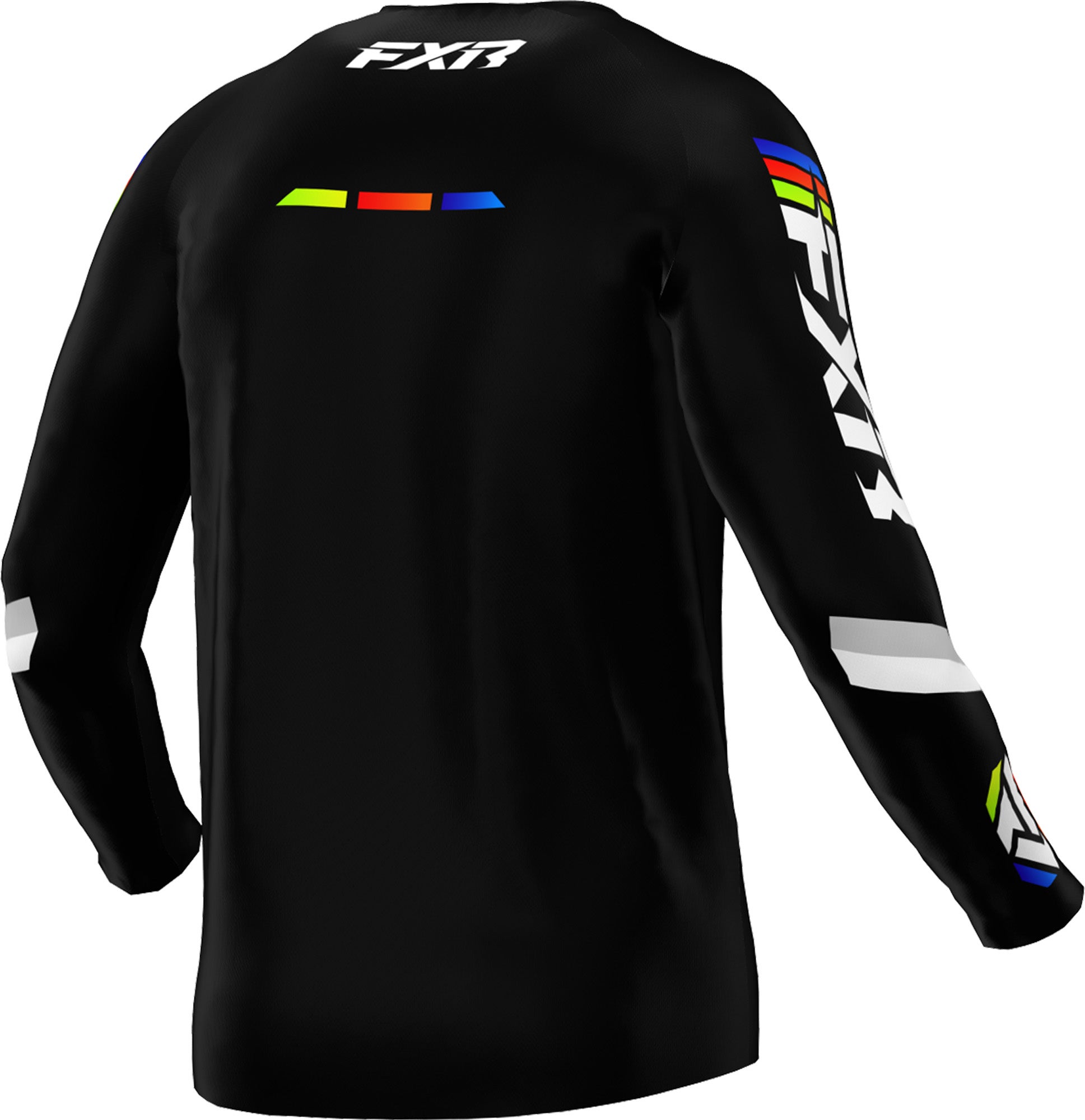 FXR Apex Jugend Motocross Jersey schwarz/weiß/blau L Abbildung 2