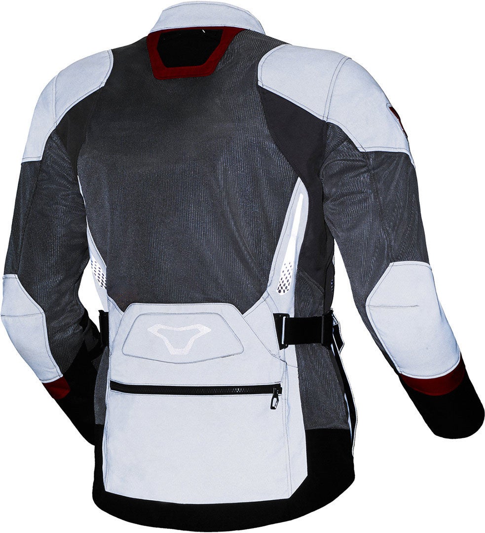 Macna Aerocon NightEye Motorcycle Textile Jacket red XXL Figure 4
