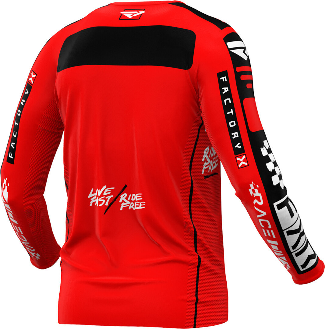 FXR Podium Gladiator 2024 Motokrosový dres červená/černá/bílá S Obrázek 2