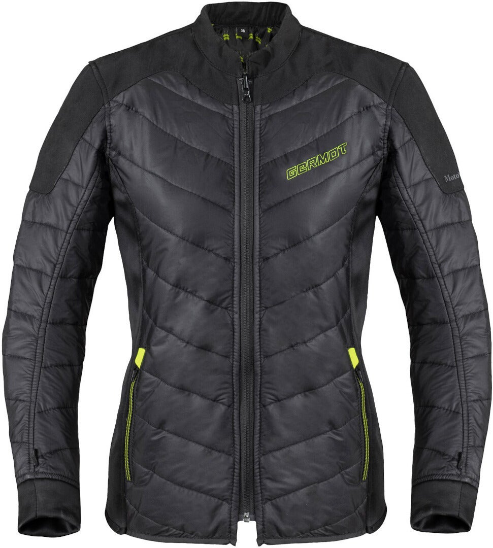 Germot MotoQueen imperméable à l’eau dames moto textile veste noir/néon 46 Figure 3