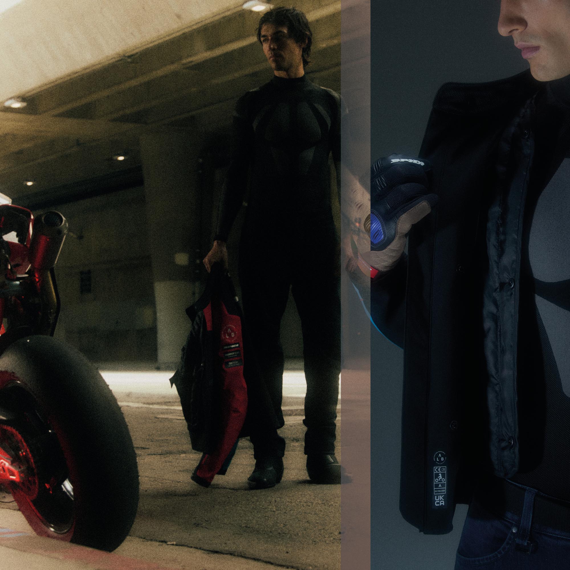 Spidi Motojoy Motorcycle Textile Jacket black/red/blue S Figure 8