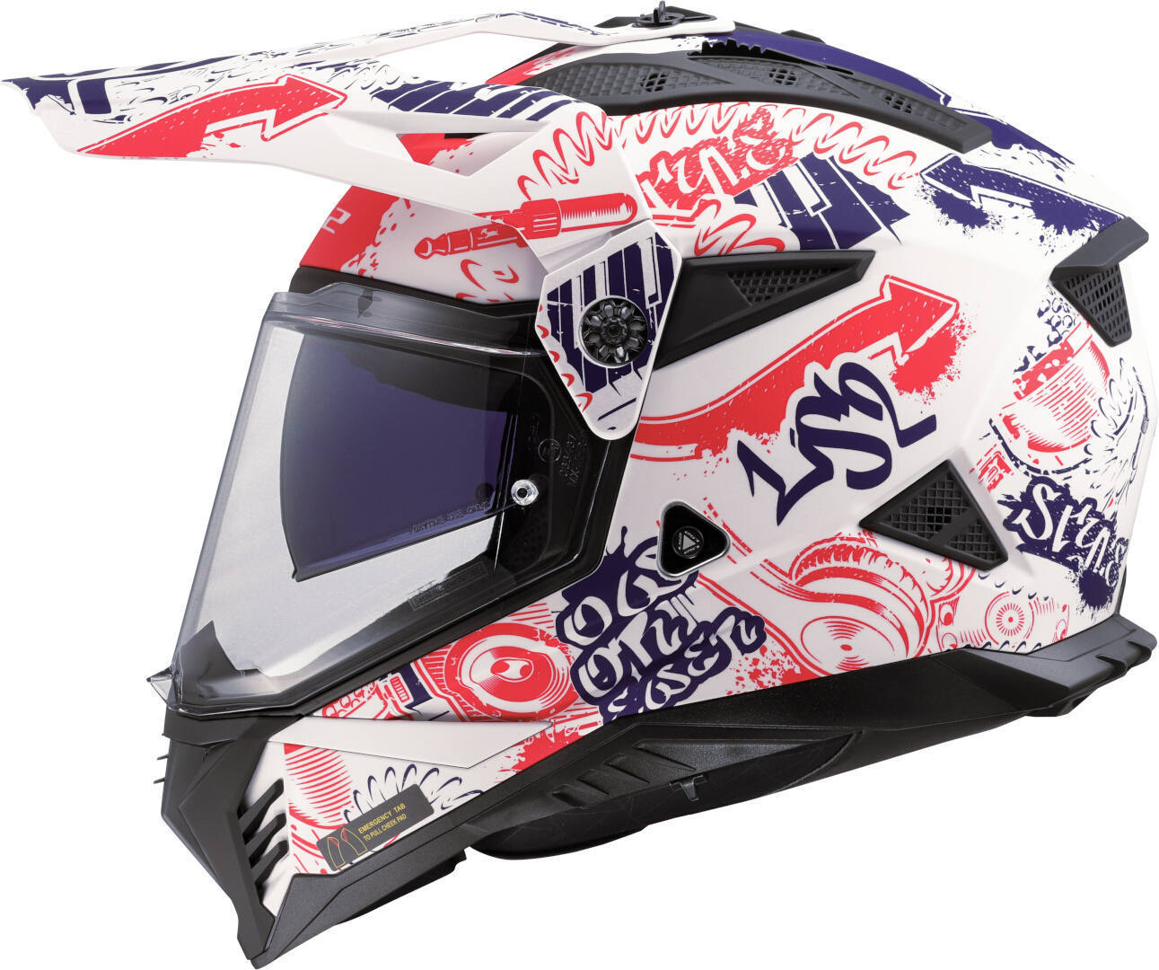 LS2 MX702 Pioneer II Fantasy Casco da motocross S (55/56) Figura 2