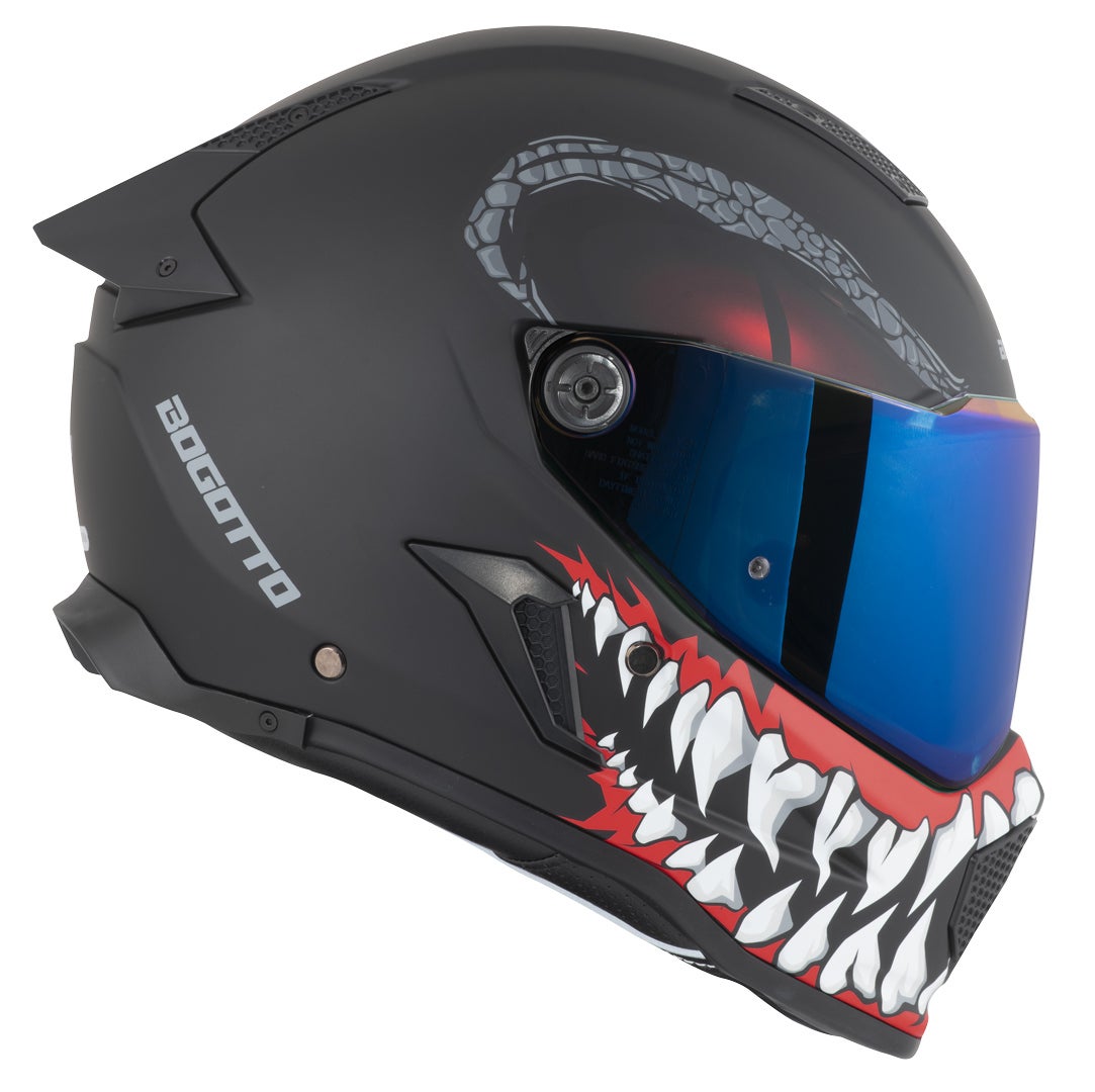 Side view of Bogotto Rapto Reptile Helmet