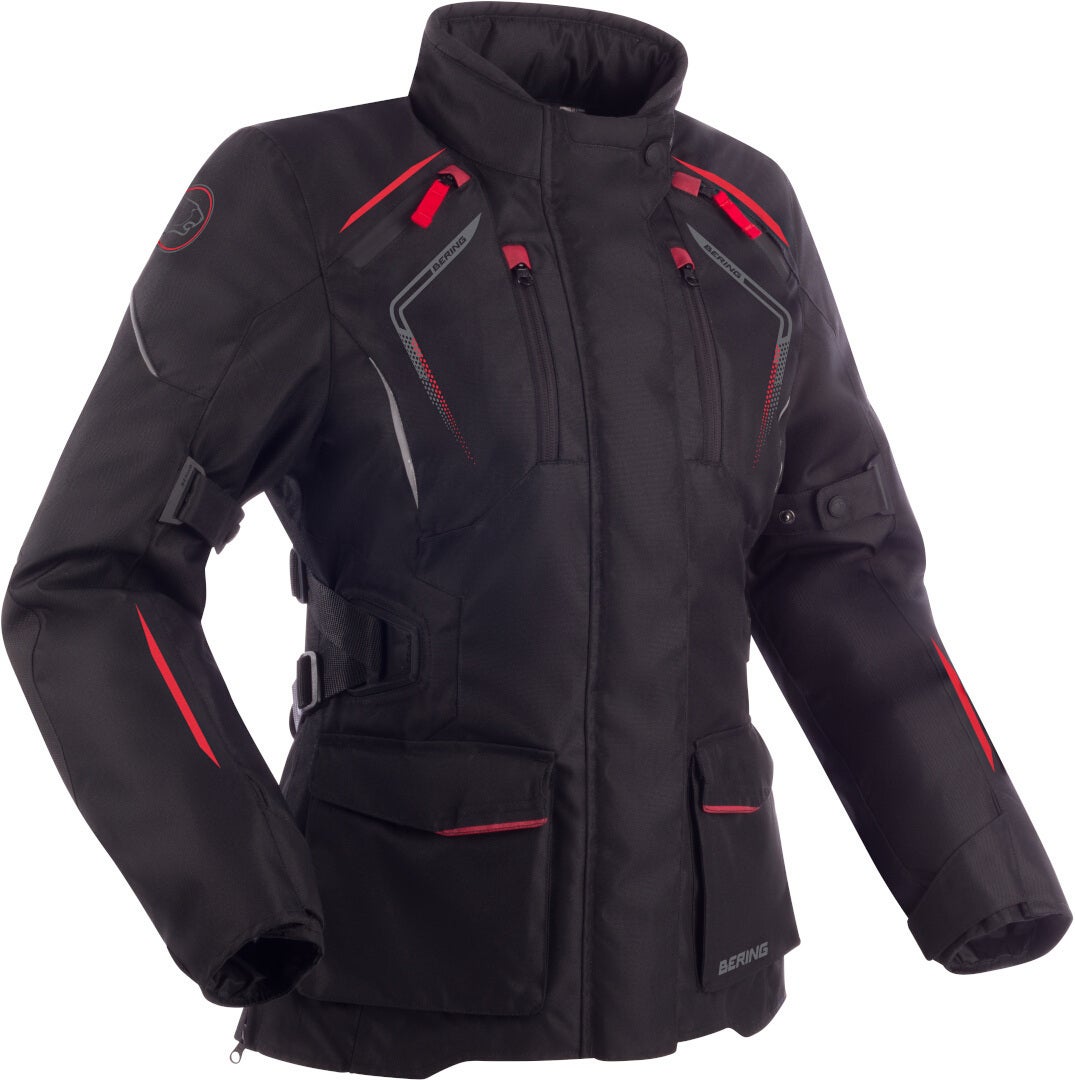 Bering Vision waterproof Ladies Motorcycle Textile Jacket black 38 Figure 1