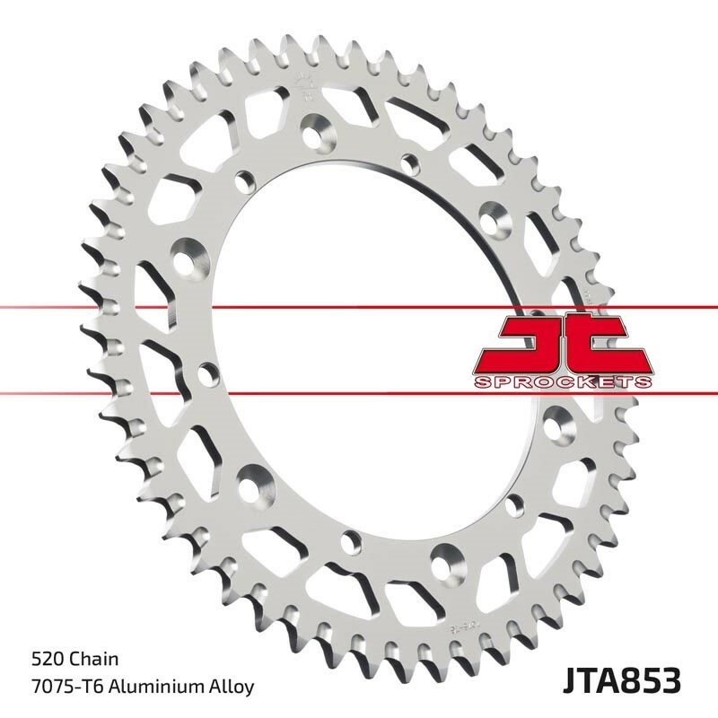 PROCHETE JT Pinion spate ultra-ușor auto-curățant din aluminiu 853 - 520 Figura 3