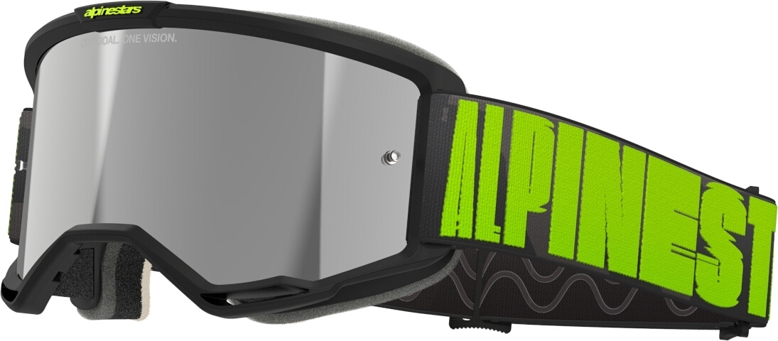 Alpinestars Vision 5 Hollow Mirror Ochelari de motocross verde/gri Figura 1