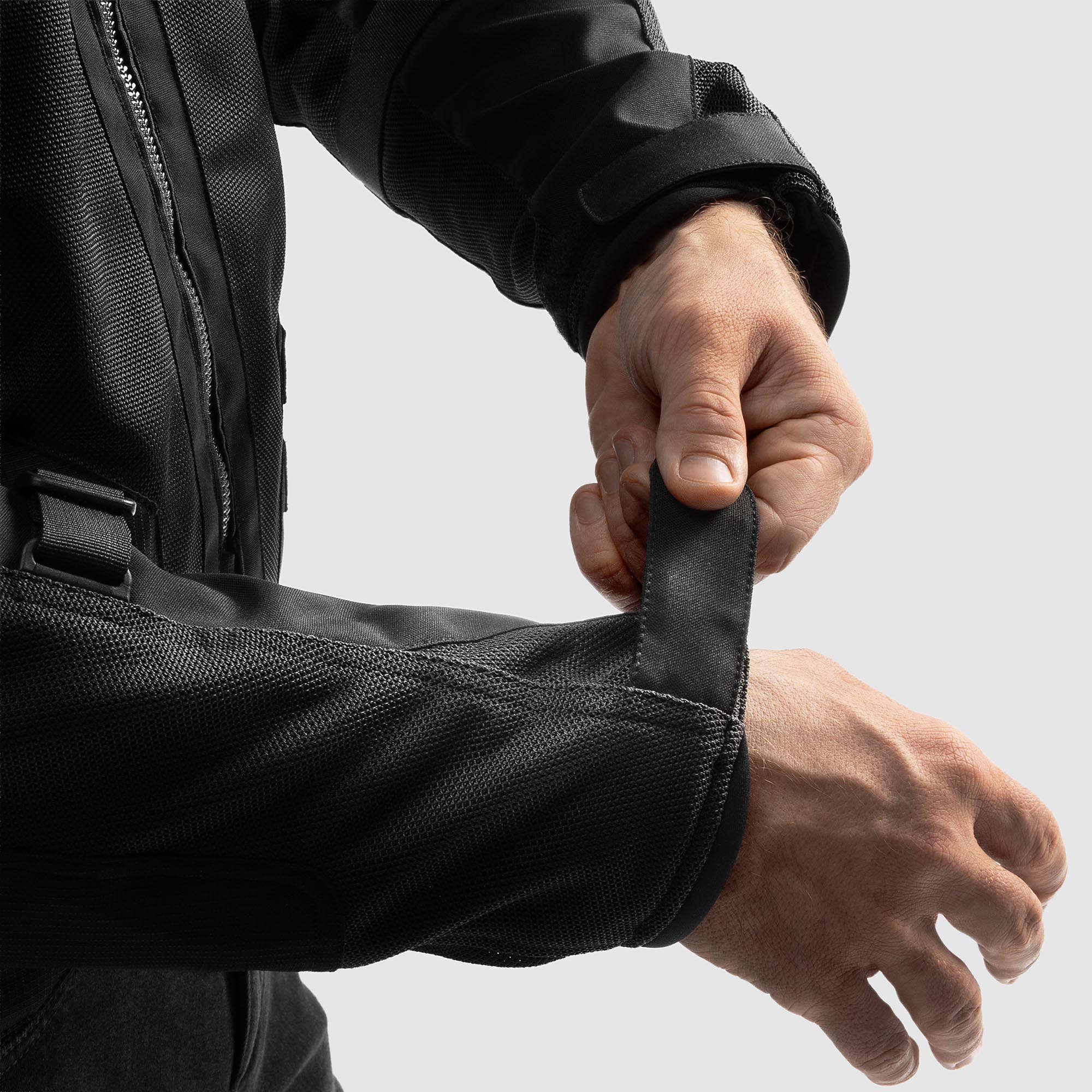 Side view of Rebelhorn Scandal 3 Motorcycle Textile Jacket