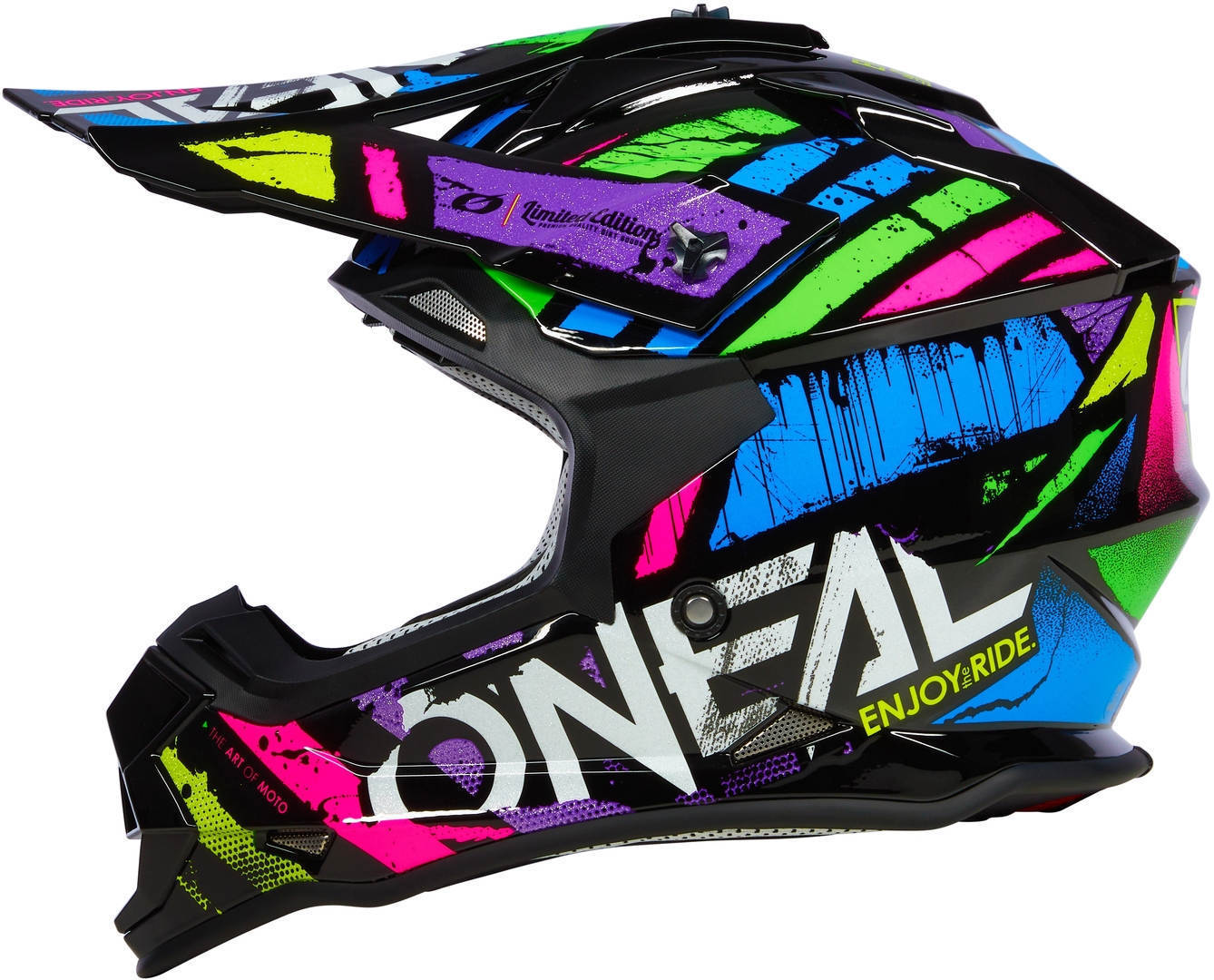 Oneal 2Series Glitch Casco Motocross Multicolore S (55/56) Figura 4