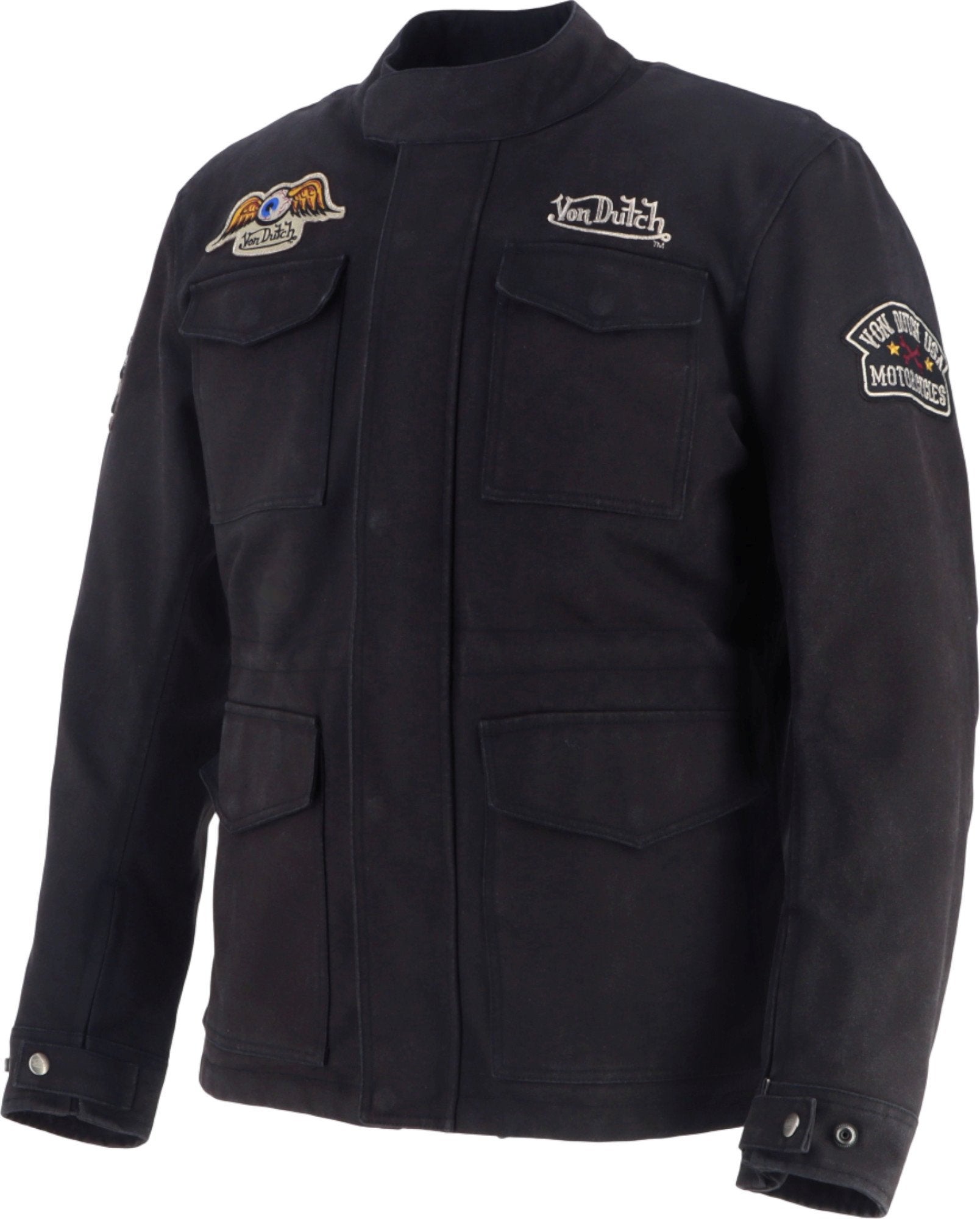 Von Dutch X Helstons Warrior Motorcycle Textile Jacket black 3XL Figure 2