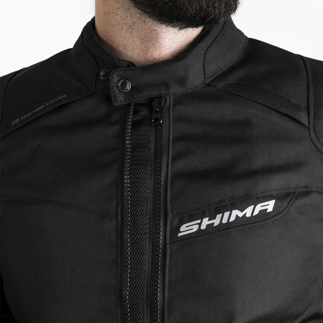 SHIMA Rush 2.0 impermeabile Moto Tessile Giacca nero L Figura 7