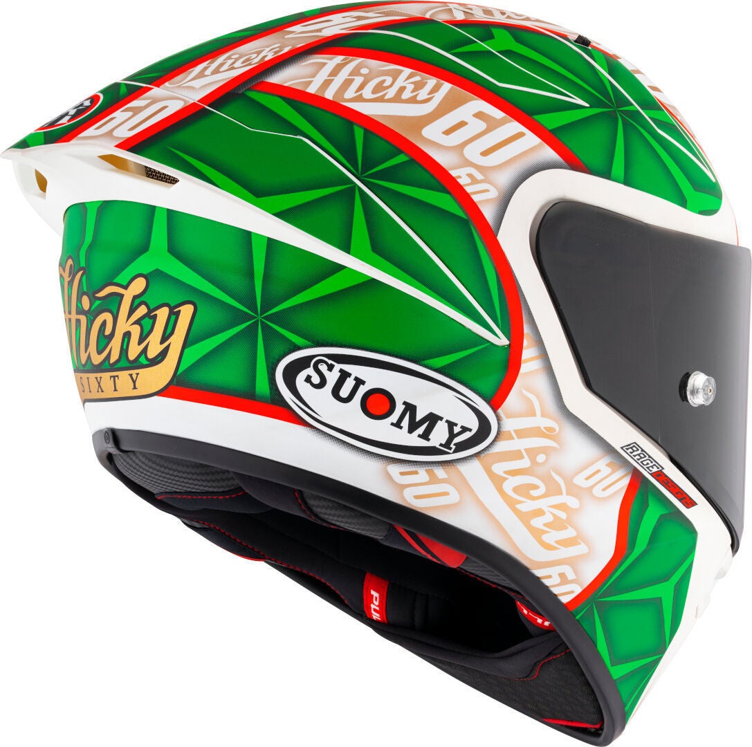 Side view of Suomy S1-XR GP Hickman Replica 2023 FIM E06 Helmet