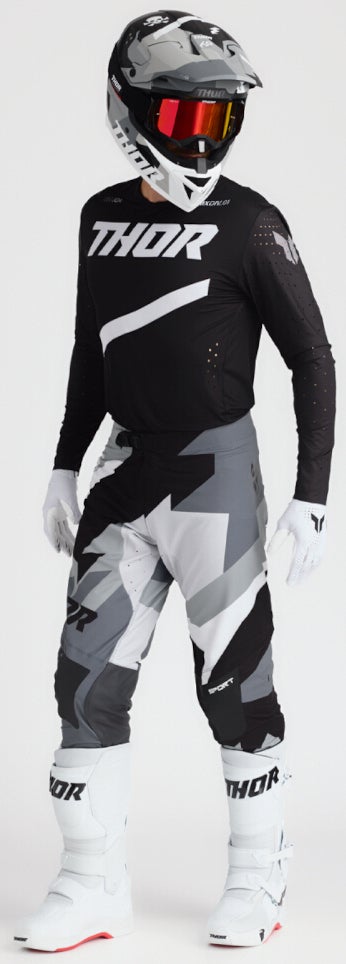 Thor Sportmode Brave Motokrosový dres černobílá 3XL Obrázek 6