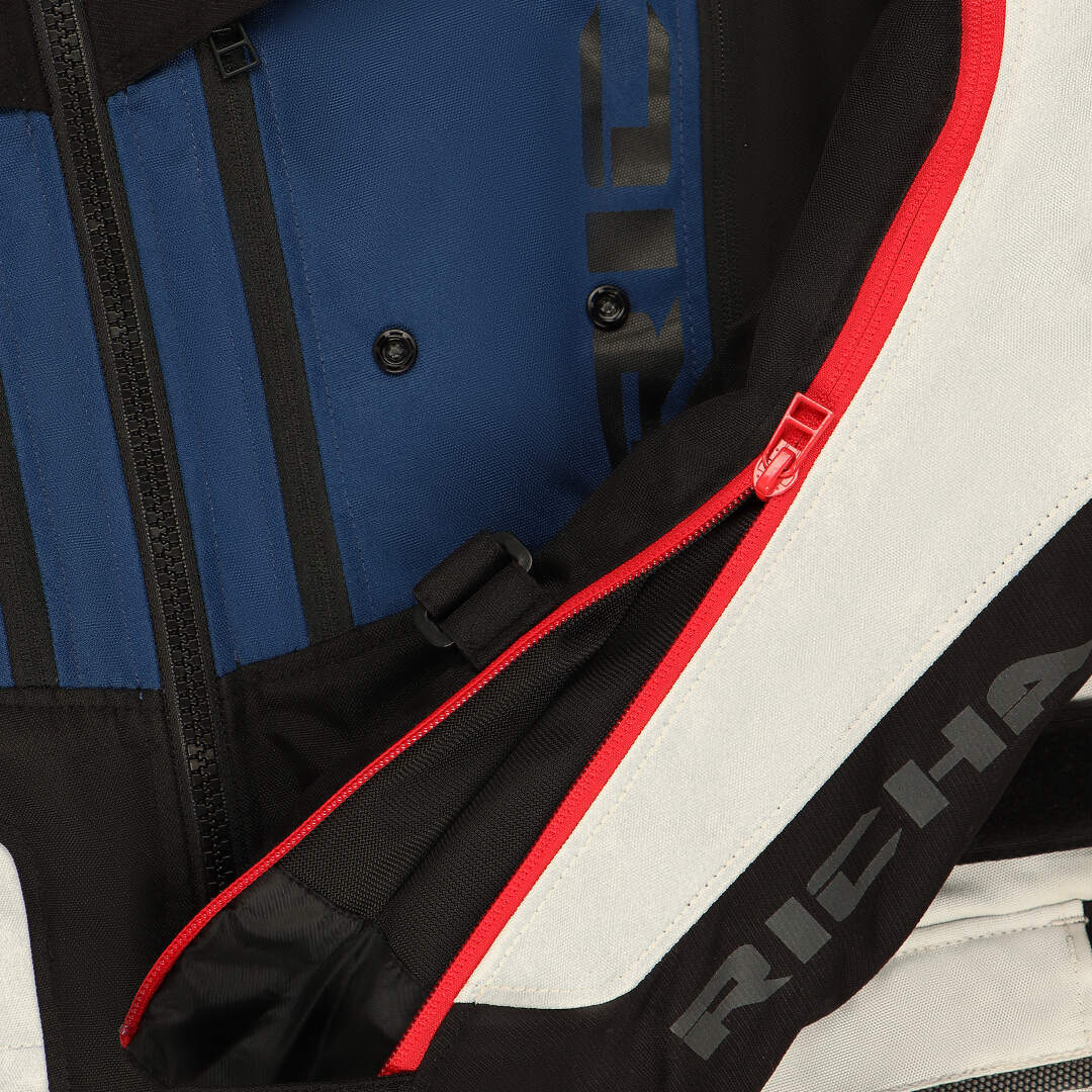 Richa Infinity 2 Adventure veste textile de moto imperméable noir/bleu/rouge XXL Figure 4