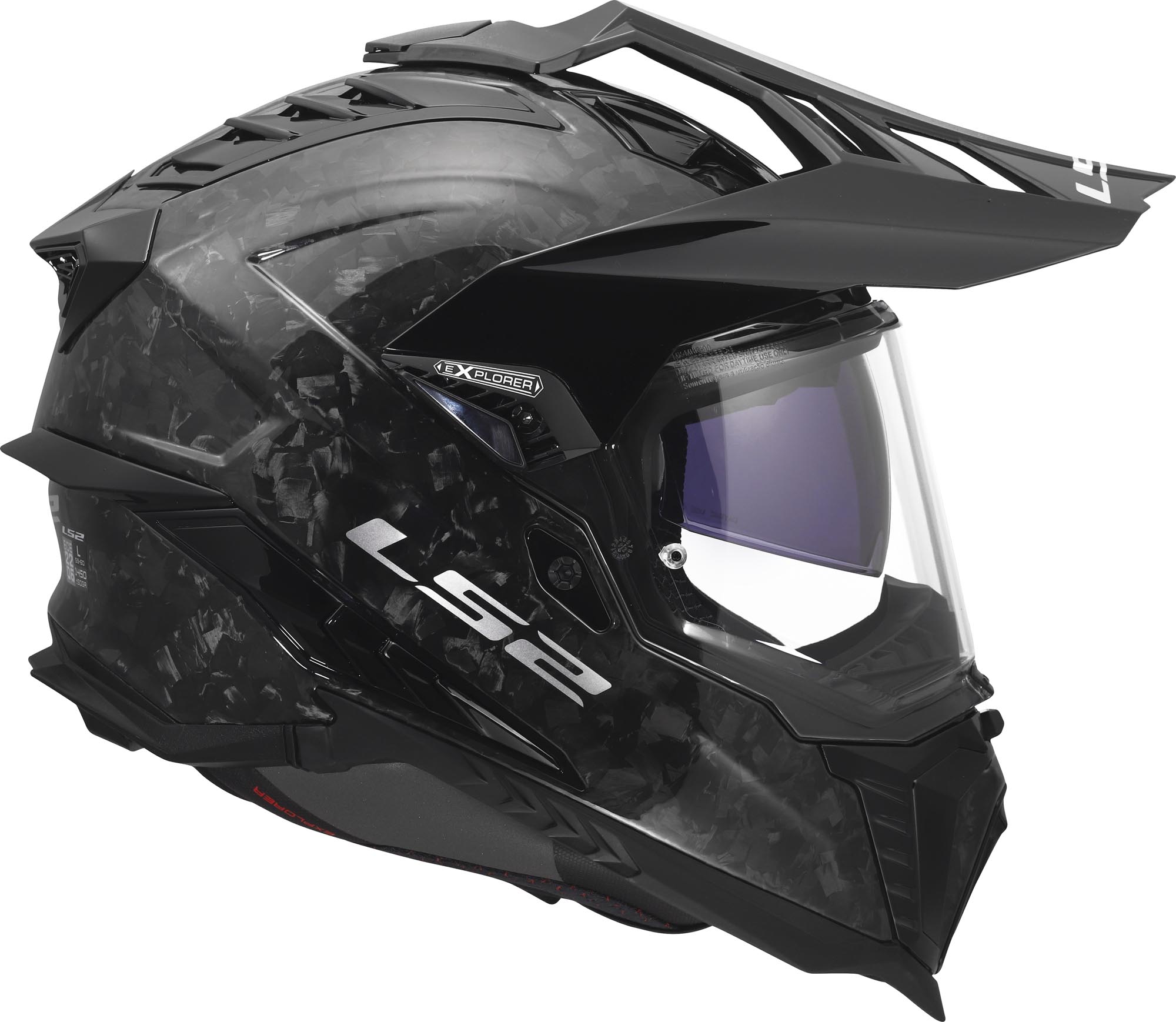 ls2 enduro helmet Advant X Modular Matte Titanium / XS SECURITY DOT Casco Ls2 Enduro Con Visera