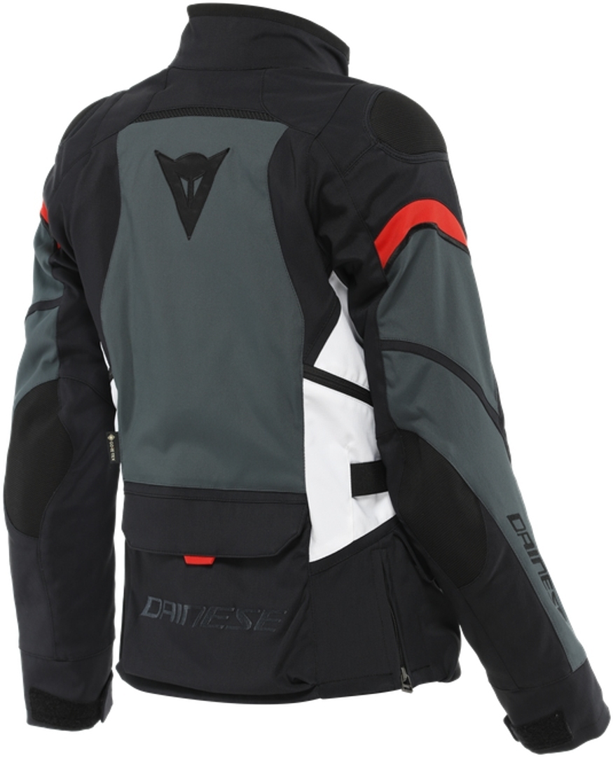 Dainese Carve Master 3 Gore-Tex Jachetă textilă pentru motociclete pentru doamne Negru/Gri/Roșu 42 Figura 2