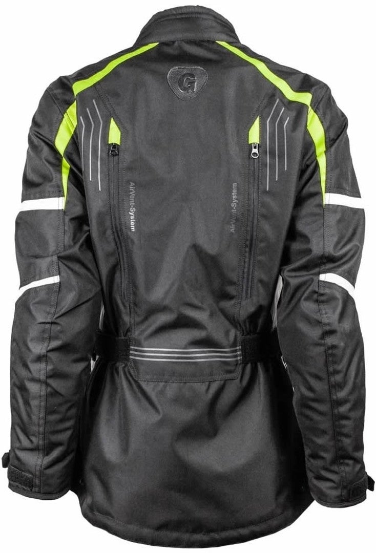 GMS Dayton Damen Motorrad Textiljacke schwarz/gelb M Abbildung 2