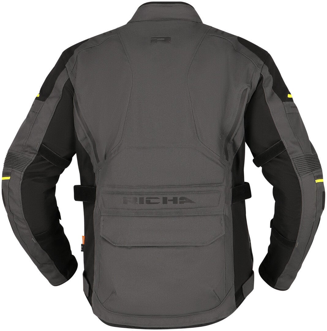 Richa Infinity 3 wasserdichte Motorrad Textiljacke dunkelgrau/schwarz/gelb XXL Abbildung 3