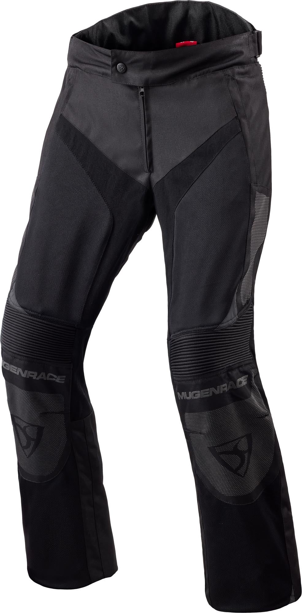 MUGENRACE Meshke wasserdichte Motorrad Textilhose schwarz XL Abbildung 1
