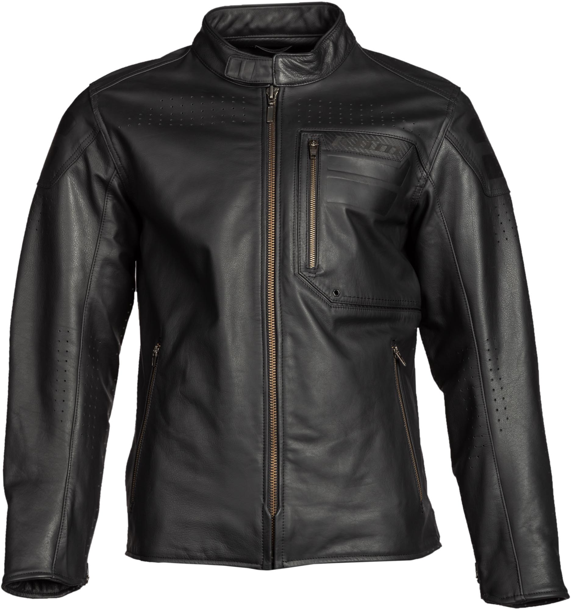 Klim Sixxer Motorrad Lederjacke schwarz 2XL Abbildung 2