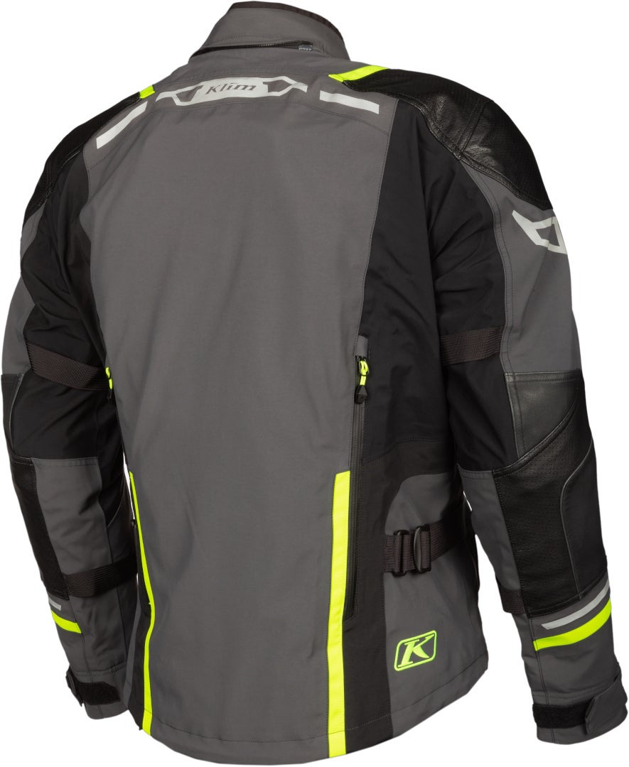 Klim Kodiak Motorcycle Textile Jacket grey/yellow 50 Figure 12