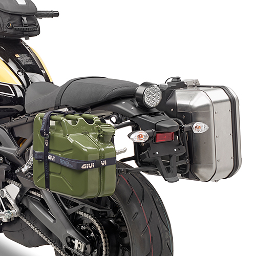 GIVI Thermo Trinkflasche aus Edelstahl BPA frei mit Karabinerhaken eloxiertem Aluminium BPA frei Figura 3