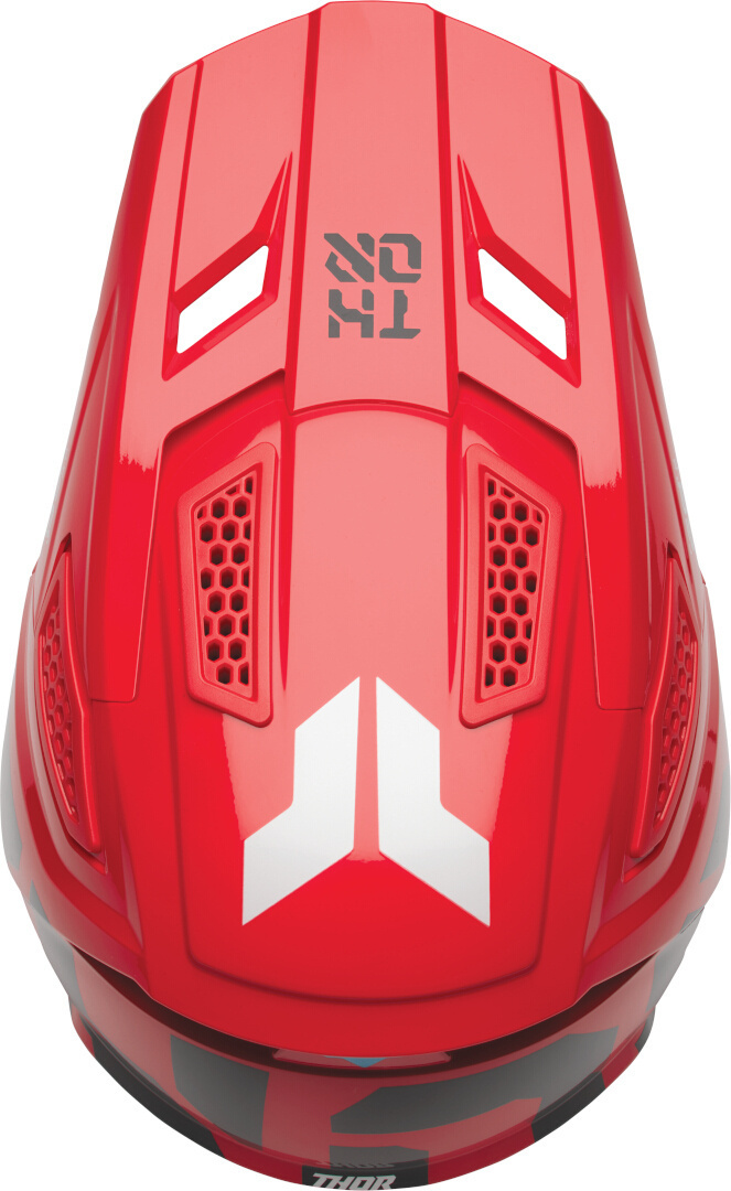 Thor Fleet Forge Casco da motocross rosso/nero S (55/56) Figura 2